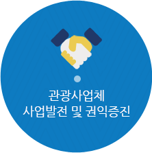 관광사업체 사업발전 및 권익증진